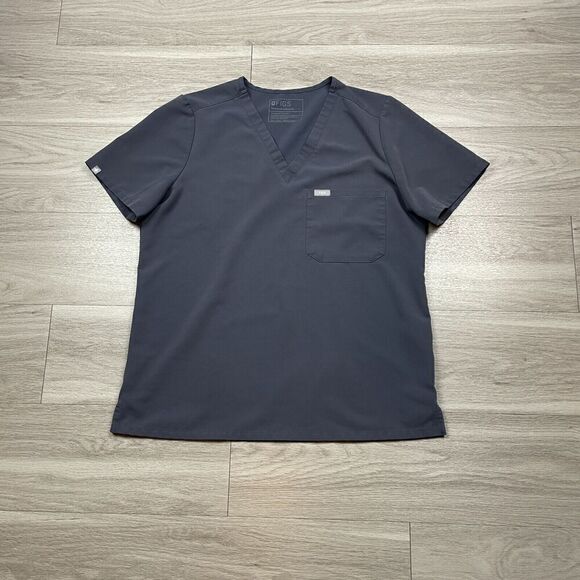 Figs Scrub Top Womens Large Gray Catarina Technical Collection - Picture 1 of 11